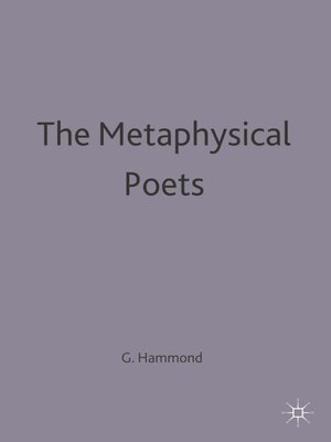 cover image of The Metaphysical Poets